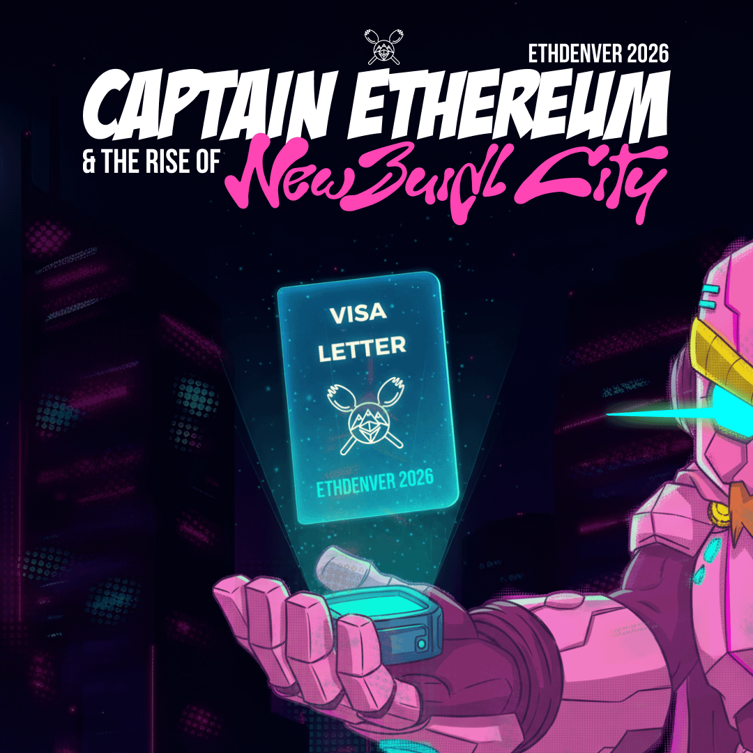 If you’re joining us from abroad for ETHDenver 2026, we’ve got you covered.

Visa support letters are now available to help make your travel smoother.

Complete your request at ethdenver.com/visa
