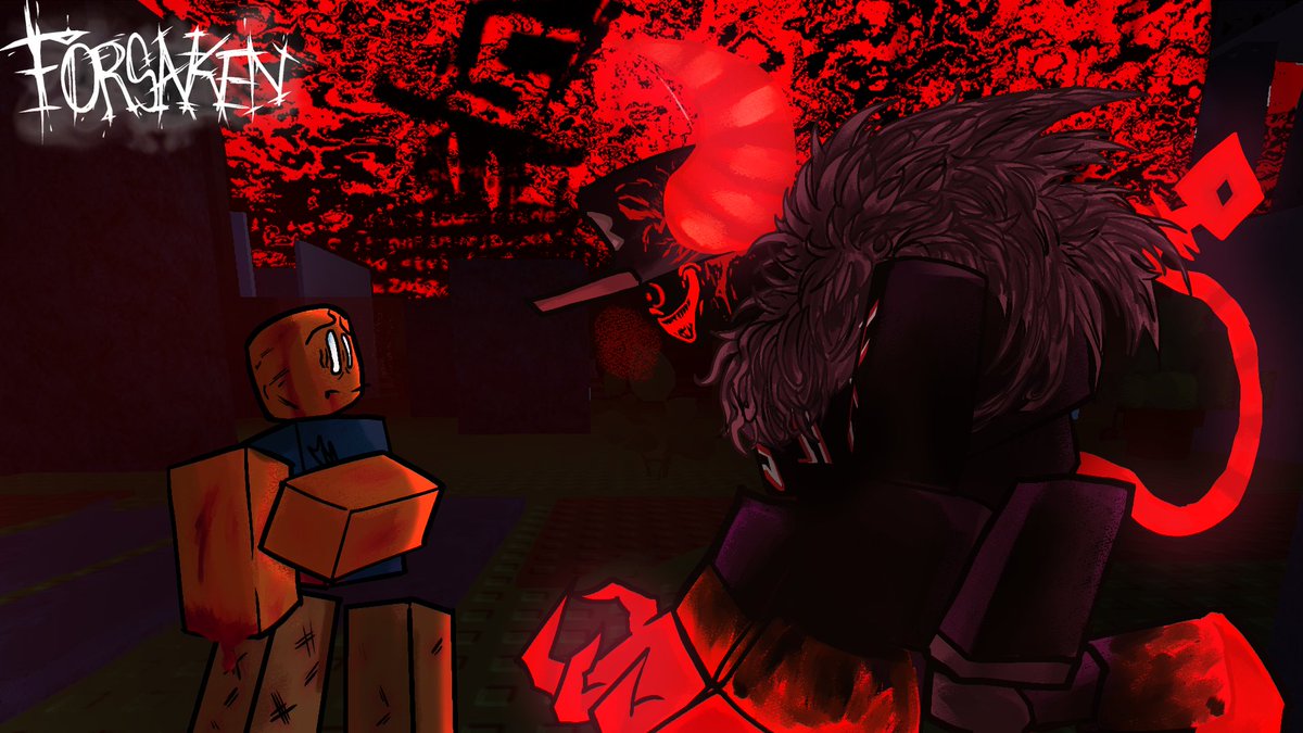 Luloki95's tweet image. Here is the drawing I made for the Forsaken contest, plus a timelapse of the Guest 666 part (I didn't record the Noob part). #RobloxiaMasquerade youtube.com/watch?v=1BB-qU…