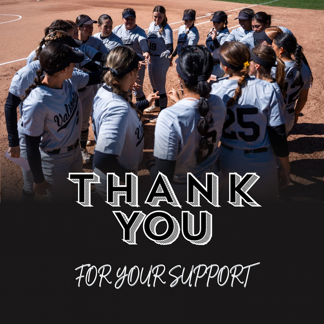 HUGE thank you to our Valiant Softball community for joining in &amp; supporting us during the Valiant Challenge! Your kindness and generosity are truly appreciated. With your help, we will build upon our successes and grow as a program, both on and off the field. Thank you, again!