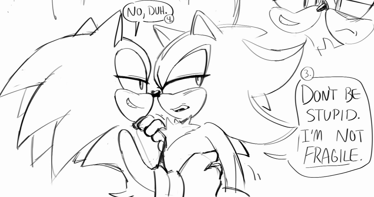 emthimofnight's tweet image. stop flirting #sonadow #shadonic #sonicthehedgehog