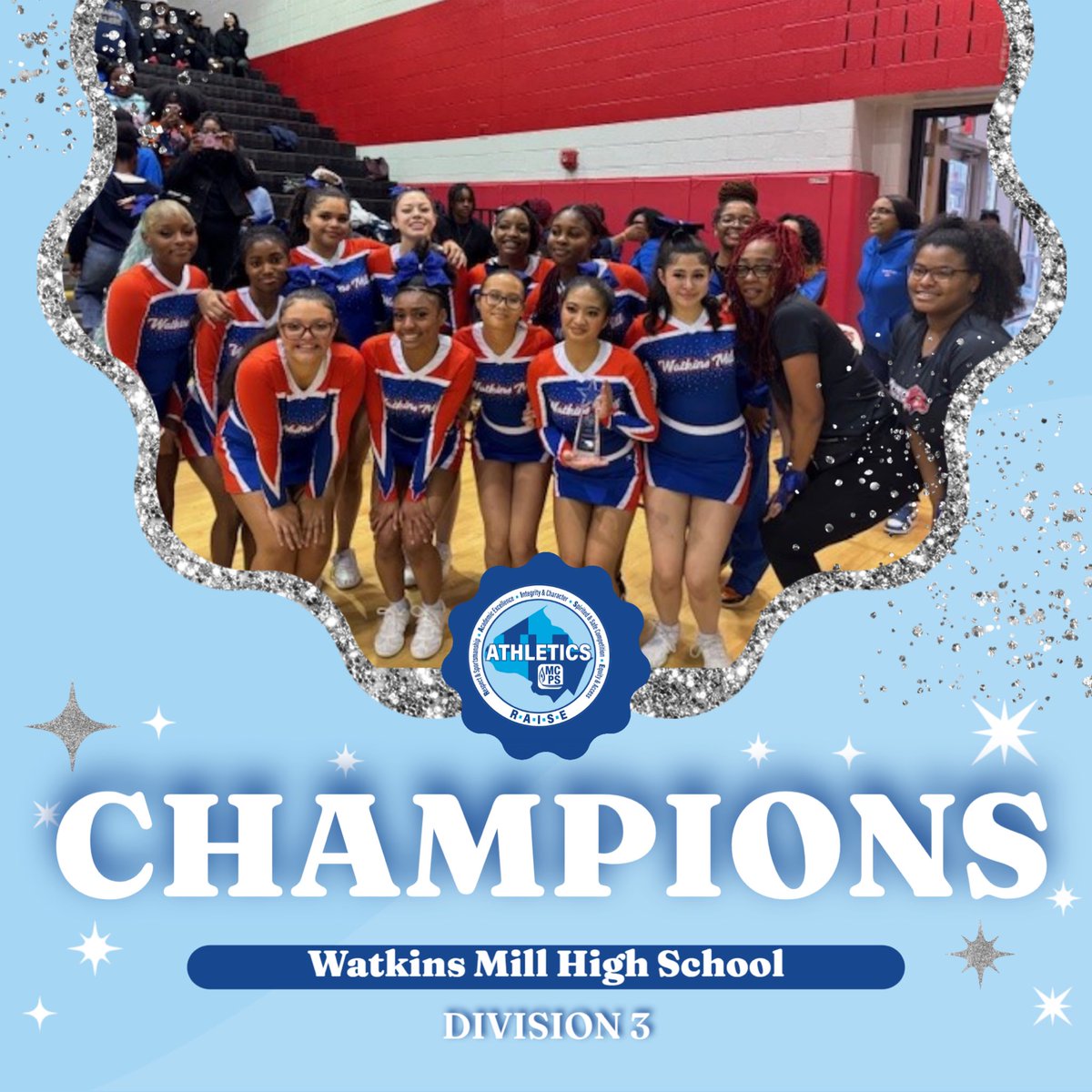 MCPSAthletics's tweet image. The 2025 County Cheerleading Championships are, @WMRinesSports! Congrats to the Wolverines! @mcpsAD