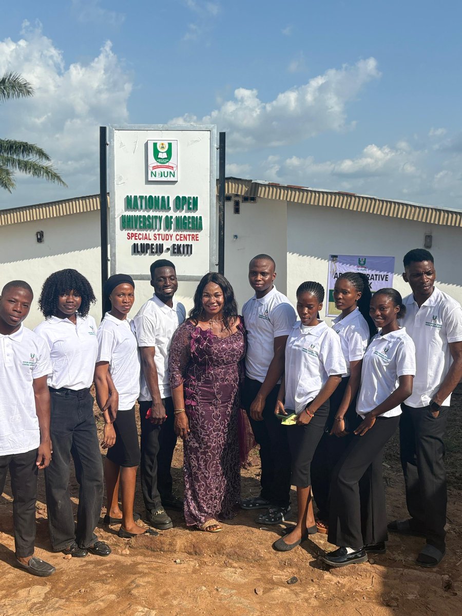 Ekititotheworld's tweet image. NATIONAL OPEN UNIVERSITY OF NIGERIA Special Study Center, Ilupeju Ekiti is now open for admission..
All courses available.....

@NOUN_ILUPEJU