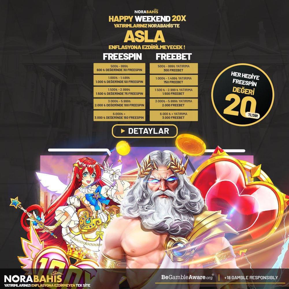 ⚡️ #Norabahis'in Efsane Bonusu Başlıyor

⏺Minimum 500₺ - 999₺ /  30 Freespin veya 300 Freebet

⏺Maximum 6.000₺ ve Üzeri 150 Freespin veya 3000 Freebet 

⭐️ HER HEDİYE FREESPİN DEĞERİ NORABAHİS'te  20₺ 

#denemebonusu #bets10 

Güncel Giriş : t2m.io/Norabahis2025