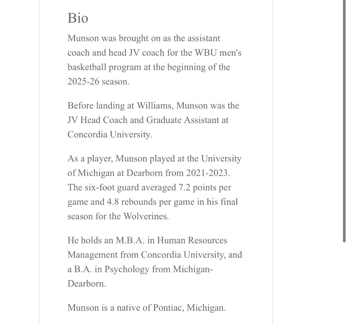 Coach Vyshonn Munson tweet media