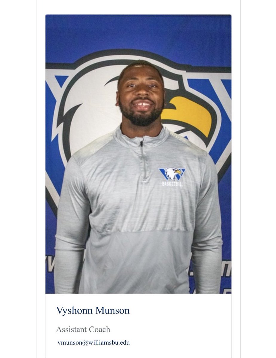 Coach Vyshonn Munson tweet media