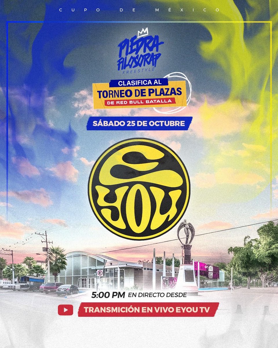 Por si no se enteraron, esto es hoy y se transmite a las 5:00pm hora Culiacan por EYOU TV.