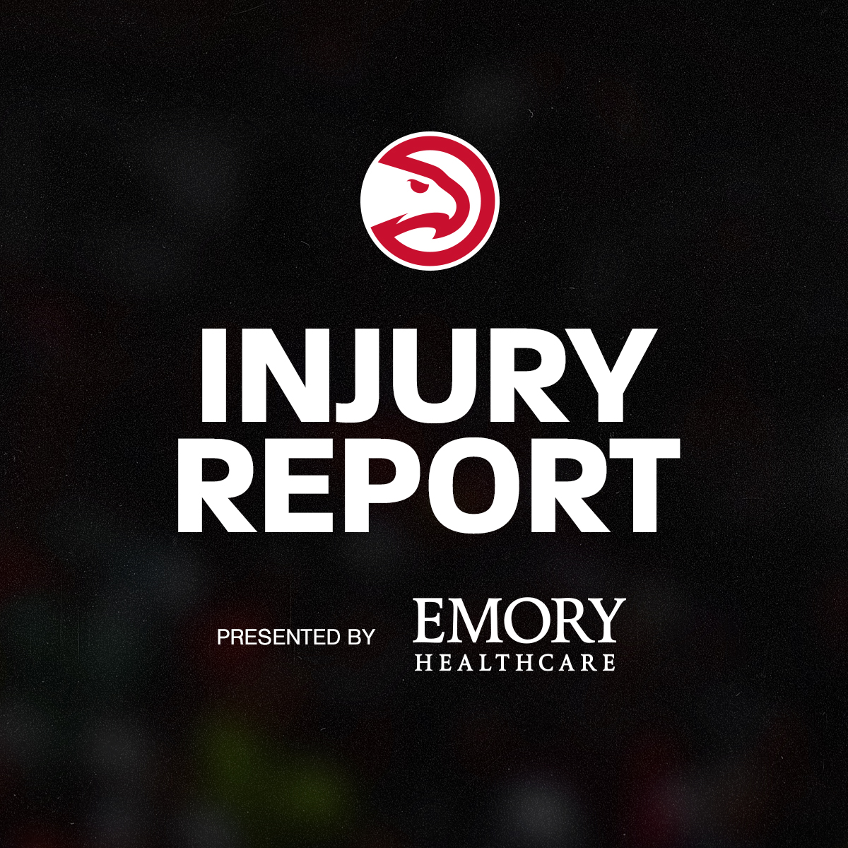 An @emoryhealthcare injury report for tonight’s game vs. Oklahoma City:
Jalen Johnson (right ankle sprain): Questionable
Kristaps Porzingis (flu-like symptoms): Questionable
Zaccharie Risacher (right ankle sprain): Out