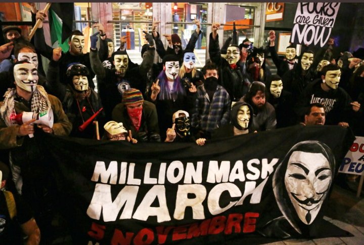 YourAnonRiots's tweet photo. We are waiting for you in major cities around the world. Join Anonymous, the Million Mask March, and protest against corrupt governments, corporations, and politicians.
#Anonymous #MillionMaskMarch2025
#OpVendetta #MMM2025
Get your mask on.
For Freedom
For Justice https://t.co/2iwHawTZ5Q