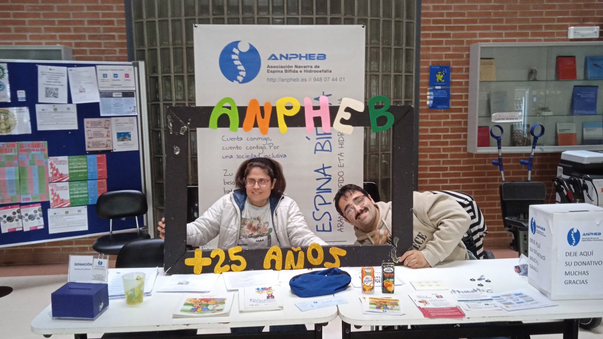 anpheb1's tweet photo. #diaespinabifida @anpheb1 @COCEMFENAVARRA @FEBHI_ORG @Pamplona_ayto Hoy 25 de octubre se conmemora el día de la espina bífida e hidrocefalia https://t.co/EYdNltXYLR