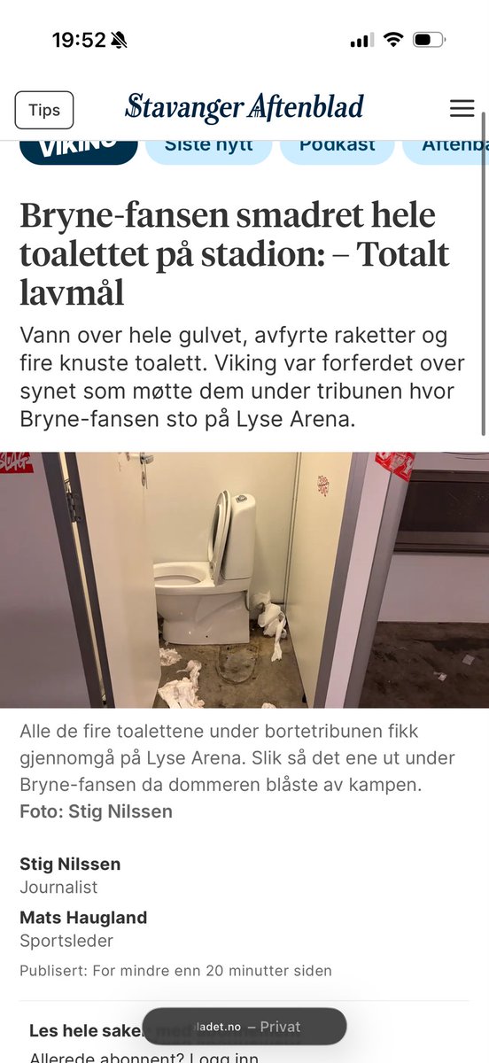 Fyf Bryne fans, ta dåkk ei bolla!! Dette e sååå lavmål!! #Vikingfk #Bryne