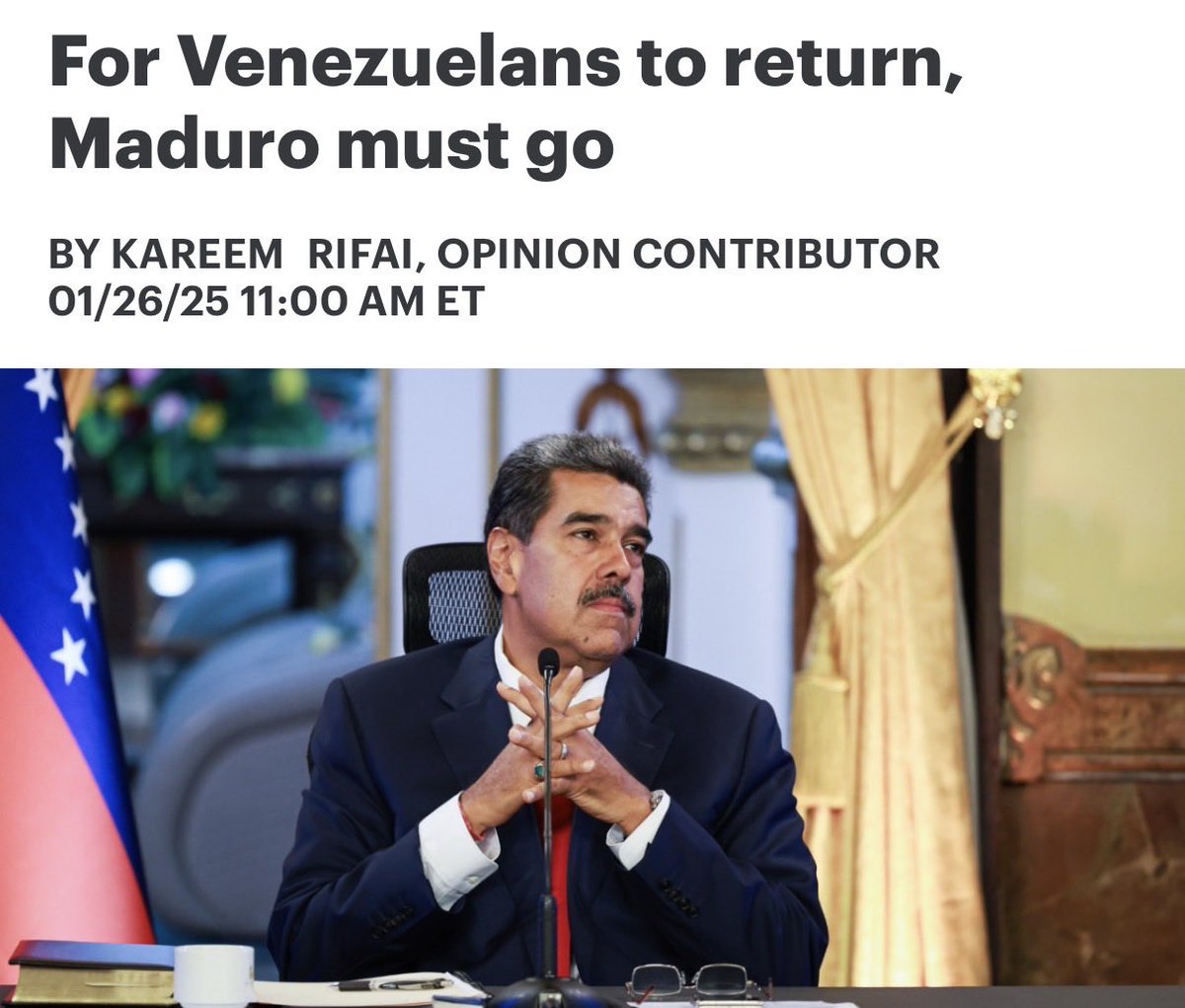 Nicolas Maduro made the Venezuelan refugee crisis. He owns it.