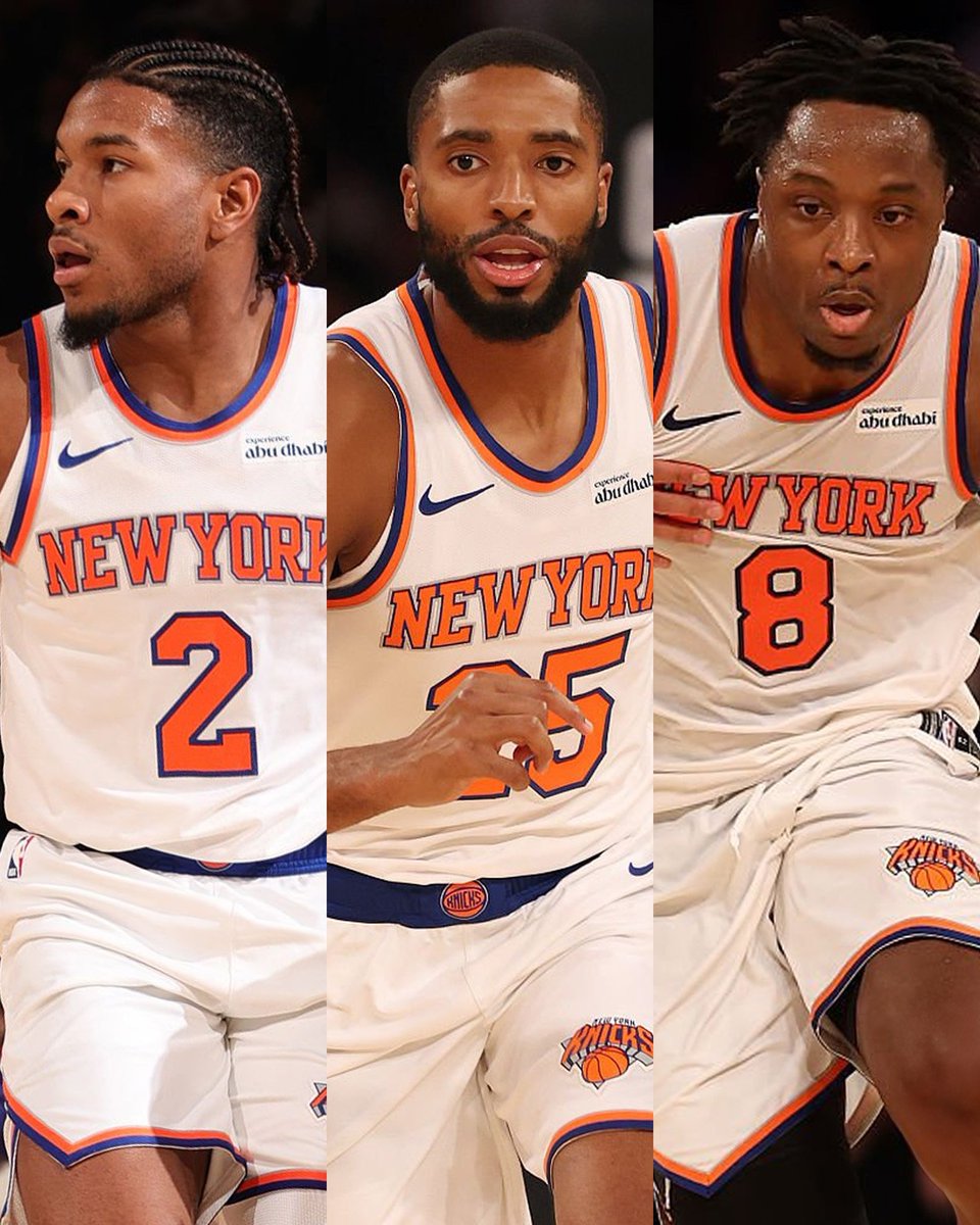 The appeal of Deuce McBride with the starters is not only his defense, but how his presence slides Mikal Bridges and OG Anunoby into their optimal roles.

<a href="/GeoffRasmussen_/">Geoff Rasmussen</a> here to show you how defense was the driving factor for the Knicks' dominant win over the rival Celtics 👇👇