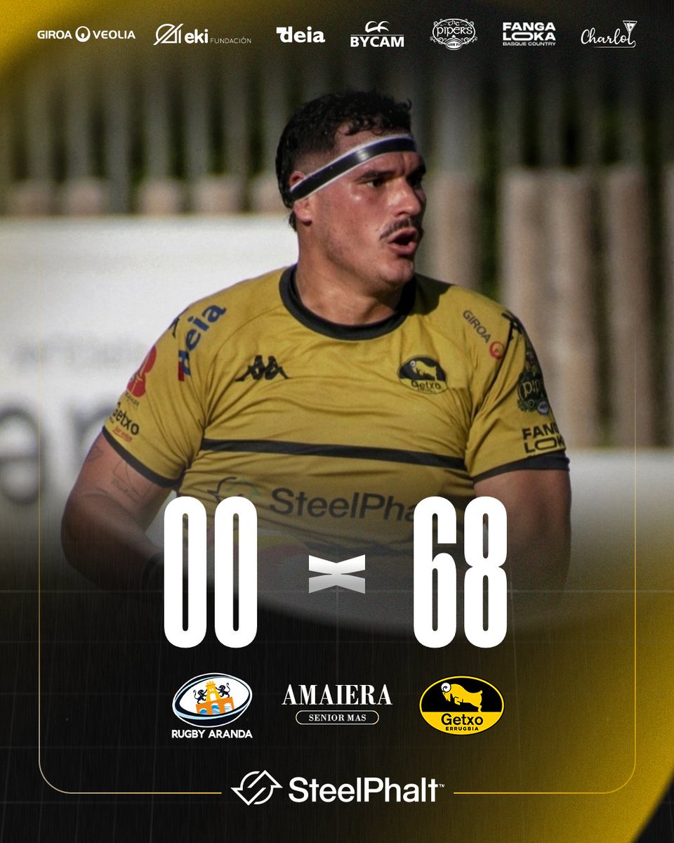 BOST PUNTU ARANDAN! 🚀

Gizonezkoen taldea bost puntuak lortu ditu Aranda de Dueron, #DHBRugby-ko hirugarren jardunaldian.

🏉 Aranda 00-68 Steelphalt Getxo Rugby

#BultzaGetxo #GetxoKirolak
Arg: Jordi Blasi