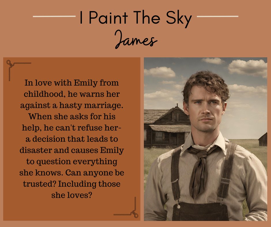 I PAINT THE SKY   Meet James: the boy who stood by Emily, the man whose loyalty could destroy them both. When love meets truth, betrayal wears a familiar face. Grab the historical western romantic thriller everyone’s whispering about—also in Large Print.
#lostmeridianpress