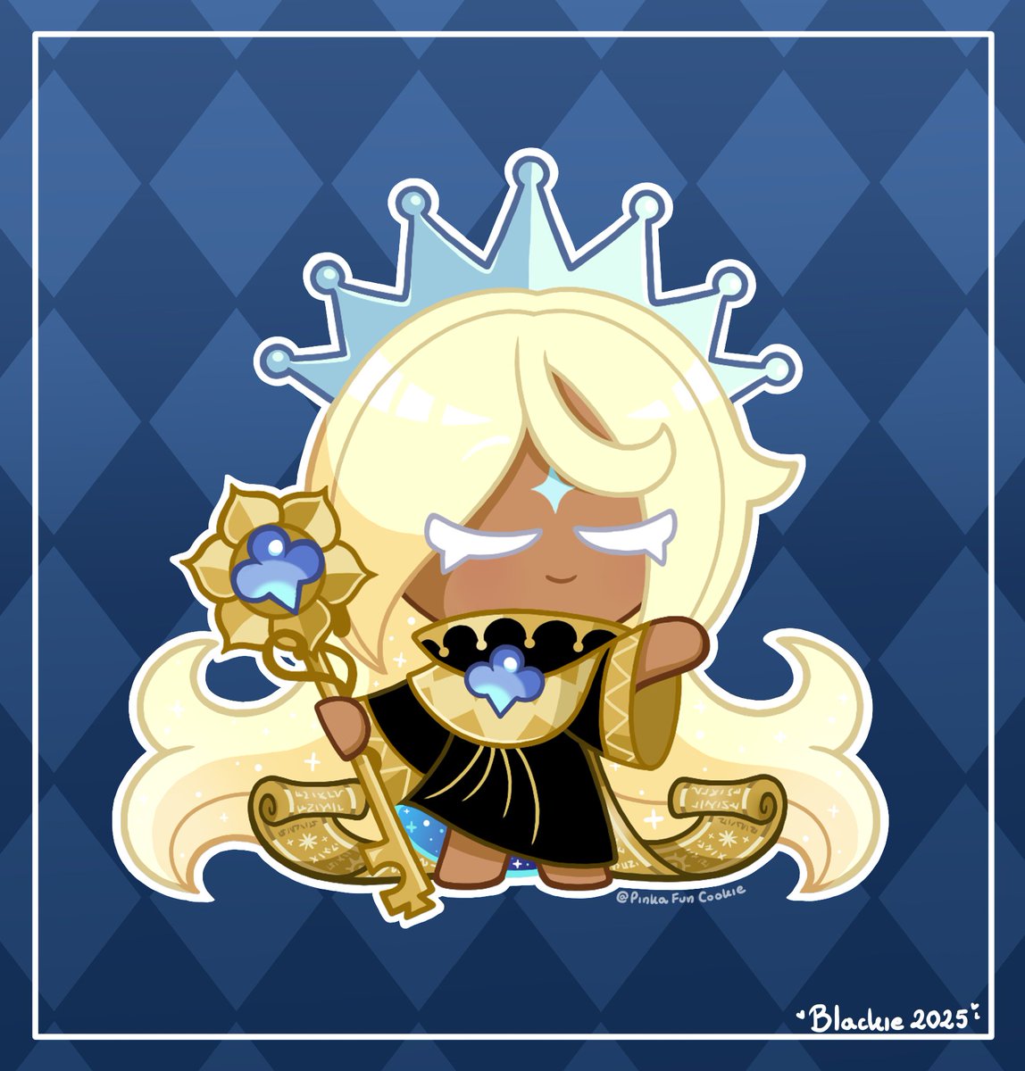 As promised, now it's time for Pure Vanilla to have his own swap version 
I didn't want to change the Fount's outfit too much but I have him a few new details 
Hope you like it! 

#CRK #crkfanart #cookierunkingdom