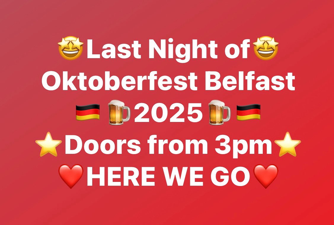 Oktoberfest Belfast (@oktoberfestbel) on Twitter photo 