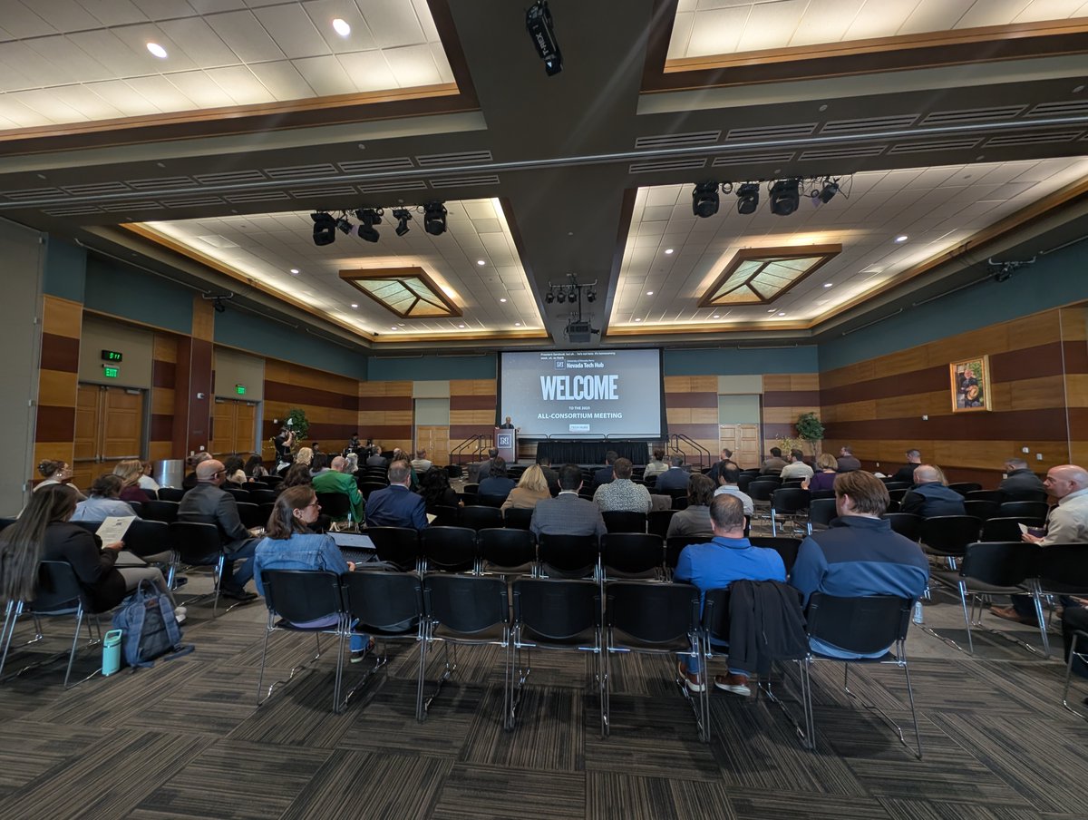 At the Nevada Tech Hub All-Consortium meeting, it was inspiring to see the collective effort to strengthen Nevada’s position as a leader in energy storage, manufacturing, and advanced materials. 
unr.edu/nevada-today/n…
