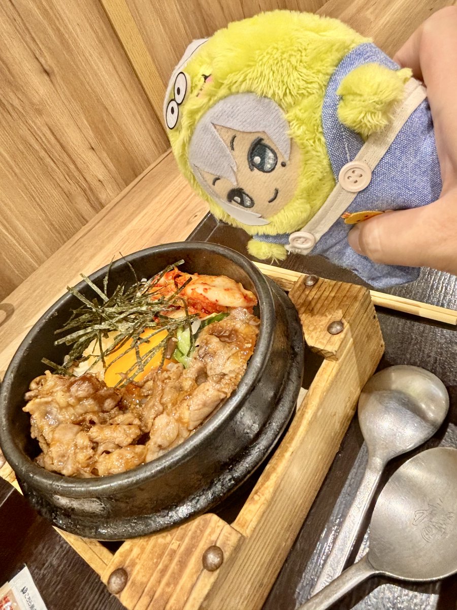 もんちゃん、ビビンバだよ