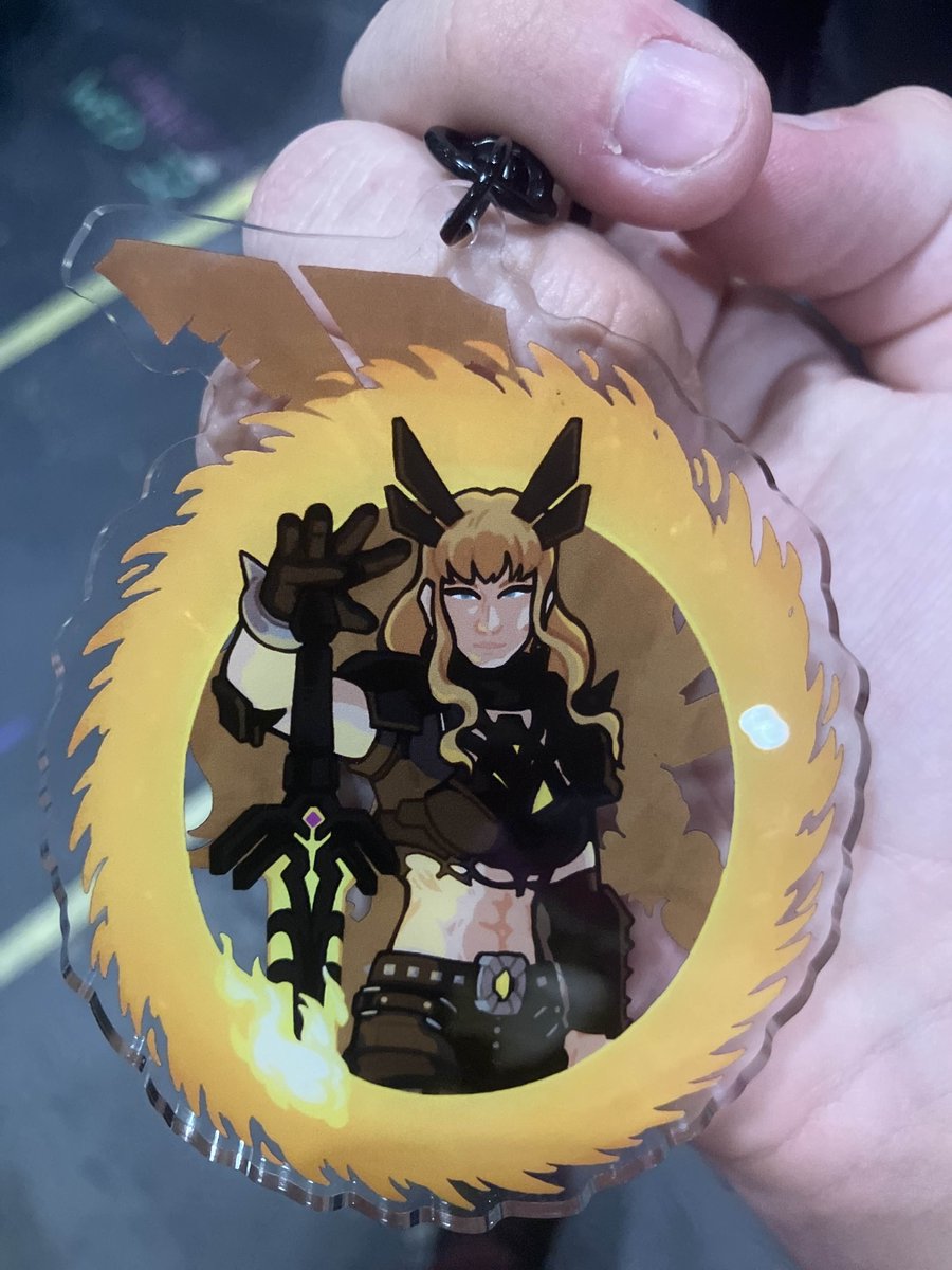 that_qtpi's tweet photo. had a Magik charm I couldn't get out of my head- seeing the real thing makes me think that maybe I need to try merch design more often https://t.co/4bBmccc8QO