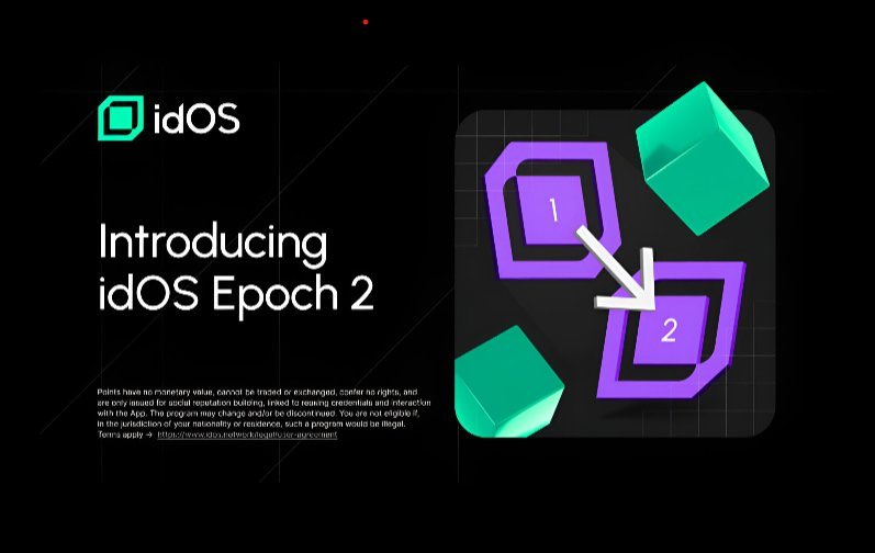 ICT_noob's tweet image. The second epoch (Epoch 2) of @idOS_network has begun, introducing several new features.
Key updates include:

•Enhanced Identity Verification: A new verification level has been added to enable new uses on the blockchain.

•Launch of idOS NotABank: A new service, explicitly…