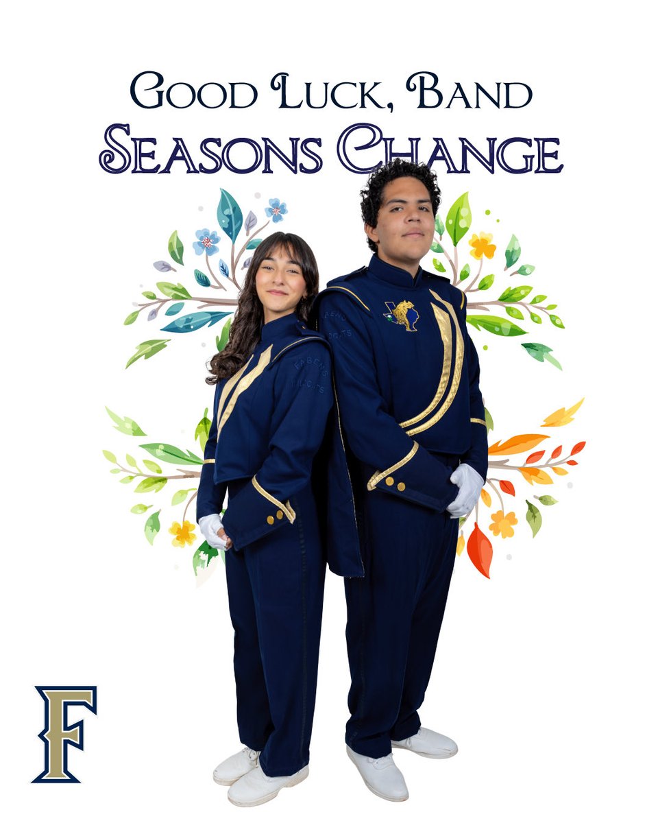 Good luck to our Wildcat Band at the UIL Area today at
P.E. Shotwell Stadium in Abilene, TX 🎺🥁

Step-off: 8:45 AM MST (9:45 AM CT)

Play loud, march proud—Fabens is with you!

#FabensForever