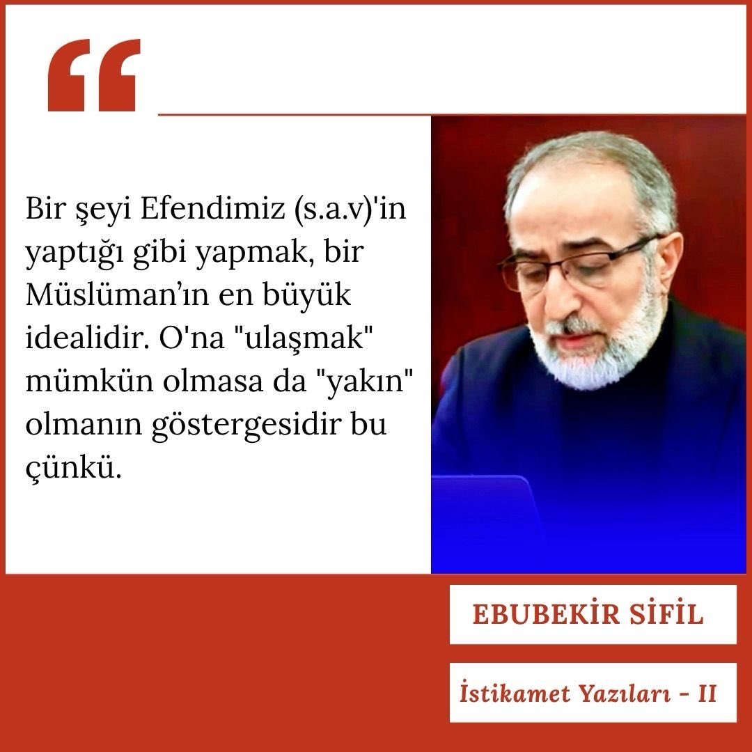 EbubekirSifil's tweet photo. O’nun yaptığı gibi yapmak.. https://t.co/Lb57dF3Lh3