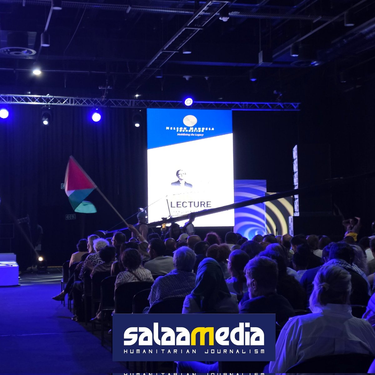 Scenes from the Sandton Convention Centre as UN Special Rapporteur on Human Rights in the Occupied Palestinian Territories, Francesca Albanese, prepares to deliver the 23rd Nelson Mandela Lecture. #FrancescaInSA #GlobalVoices #Palestine #NMAL2025 <a href="/NelsonMandela/">NelsonMandela</a> <a href="/FranceskAlbs/">Francesca Albanese, UN Special Rapporteur oPt</a>