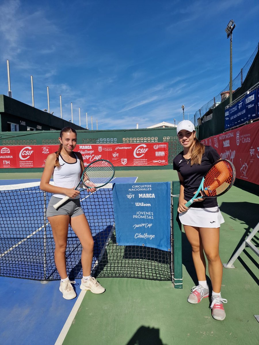 📣MÁSTER NACIONAL RPT MARCA JUNIOR CUP CIUDAD DE CEUTA-CSIF: Comenzamos la categoría Sub-18 con el enfrentamiento de las jugadoras Mar Hernández y Aroa Ajenjo <a href="/luismediero/">Luis Mediero</a> <a href="/YasinHarrus/">Yasin Harrus</a> <a href="/JordiTamayo1/">Jordi Tamayo</a> <a href="/rptenis/">RPTenis</a> <a href="/RFETenis/">Tenis España</a> <a href="/CSIFCeuta/">CSI.F Ceuta</a> <a href="/GobiernodeCeuta/">Gobierno de Ceuta</a> <a href="/icdceuta/">ICD - Instituto Ceutí de Deportes</a>