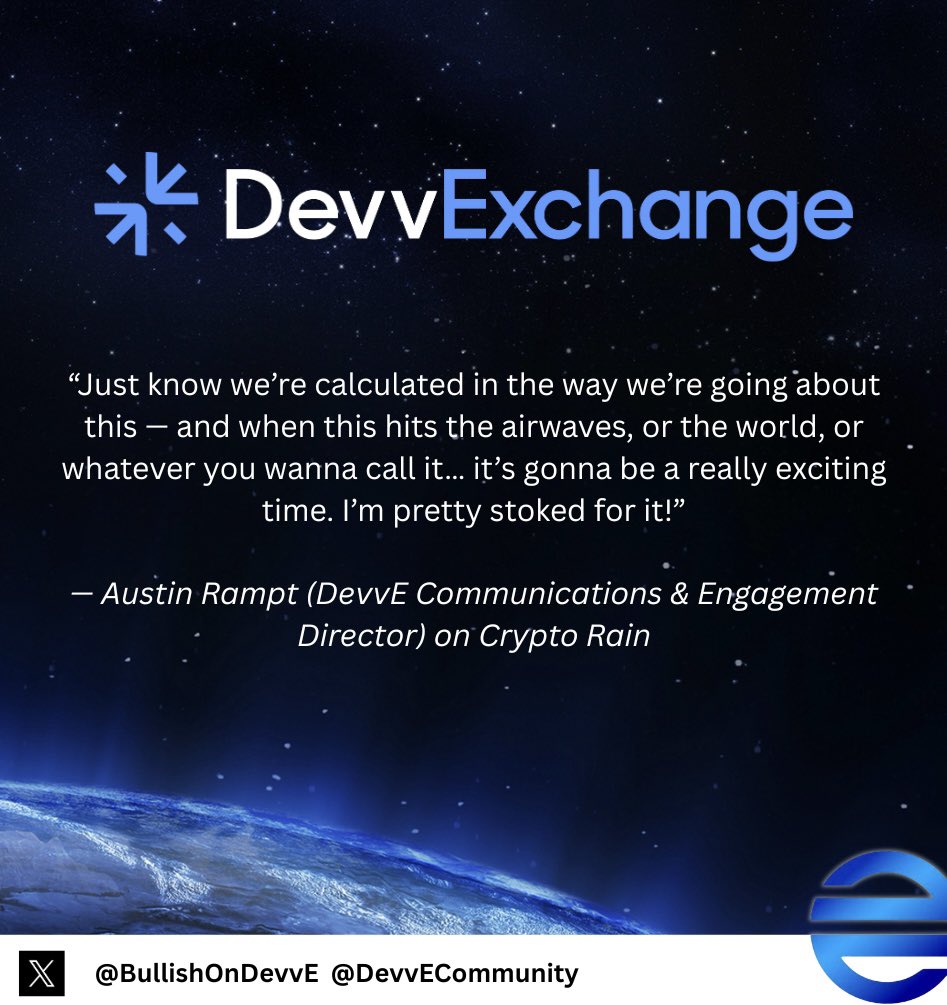 BullishOnDevve's tweet image. “We’re calculated in the way we’re going about this.”

You’ll see exactly what that means soon 

#DevvExchange #Launches2025
