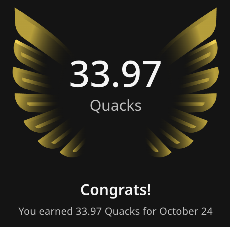 zuri_nft's tweet photo. Quack Quack >
Today I received 34 Quacks.
If you are a small creator, Wallchain is for you.
If you are a big creator, Wallchain is for you.
@wallchain vision: Social Signal + OnChain = Fundamental Growth.
I am here to support, learn, and guide everyone in this journey. https://t.co/PzRGirUU5b