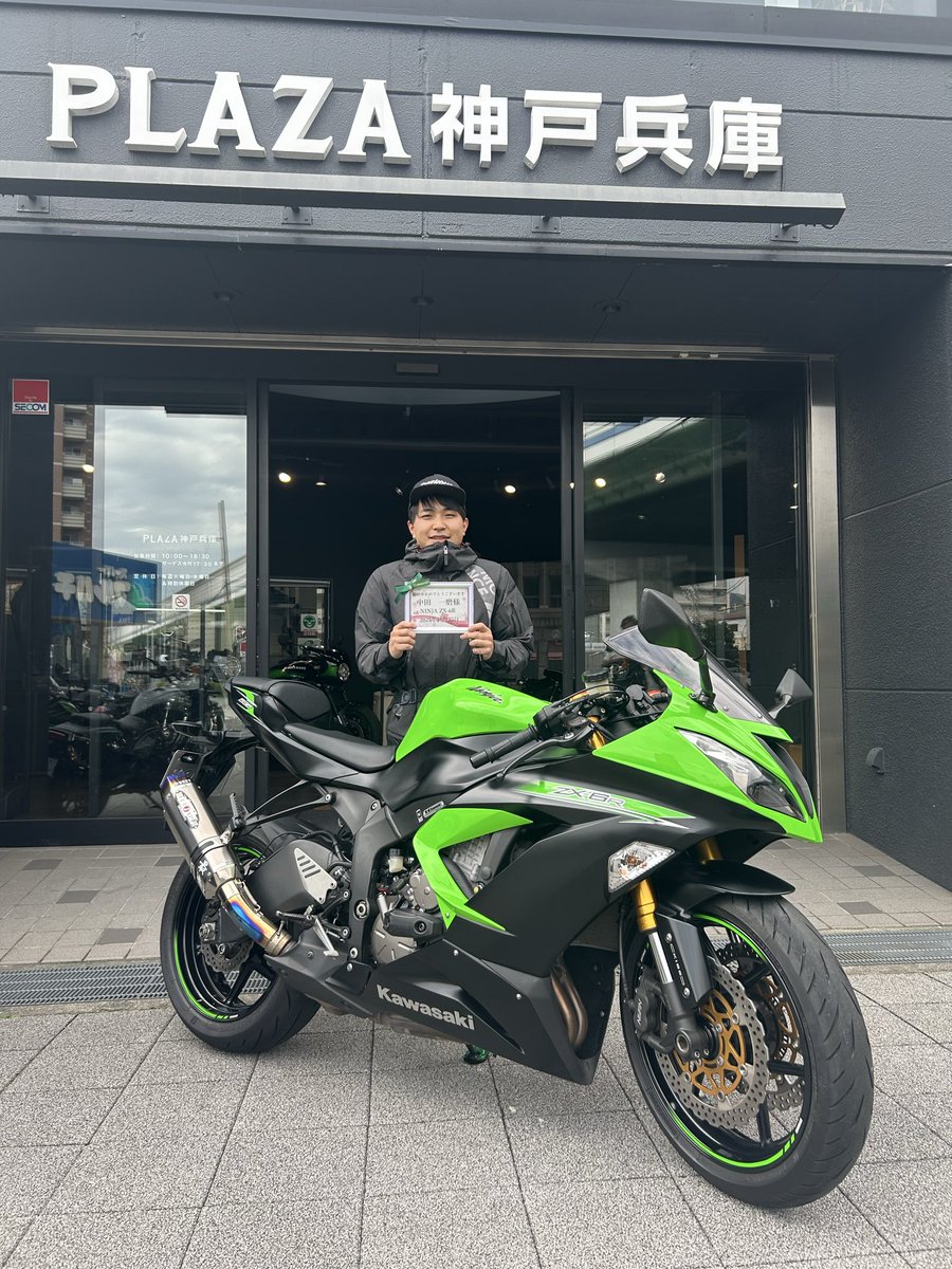 NINJA ZX-6R ご納車おめでとうございます！ZX-6R史上9台目にあたる