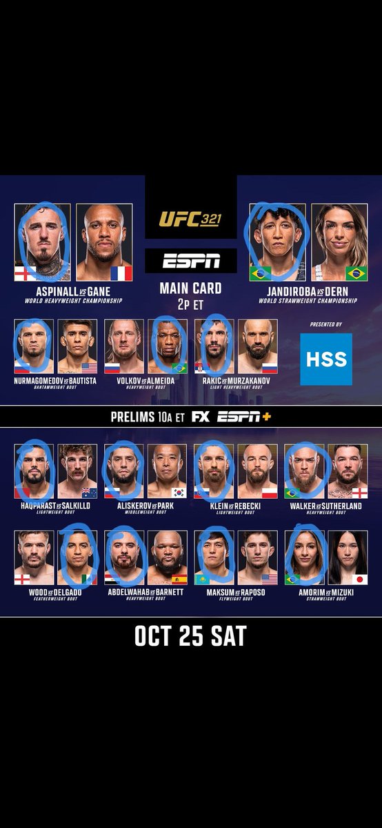The513_'s tweet photo. Low confidence on this card but looking forward to it! #Legggooo #UFC321 https://t.co/cJpThC8mcl