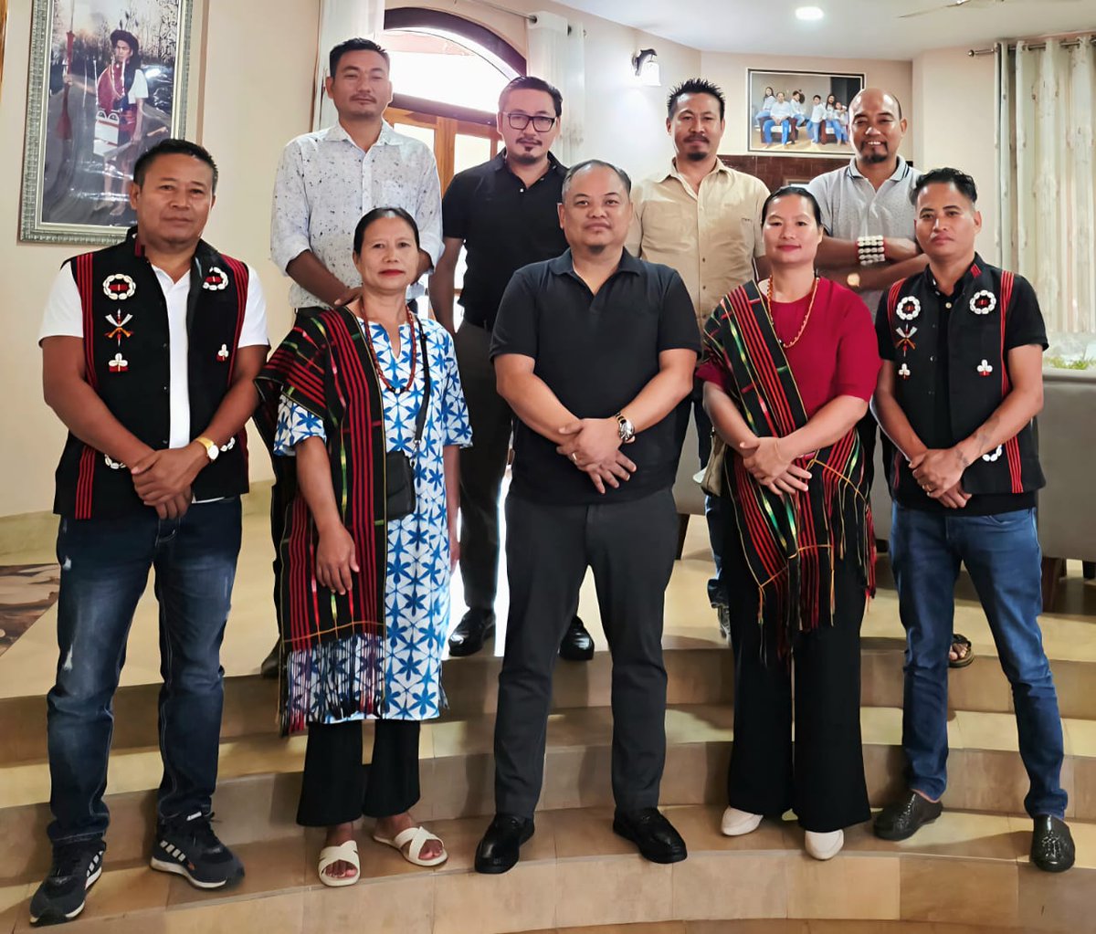 "Strength in Kinship"

I had the Pleasure of hosting the officials of the Sumi Council, Walford Area Dimapur at my residence today.

It was a good and substantive meeting that charts a positive path forward for all.
Thankful for their visit and wish them the best on this shared
