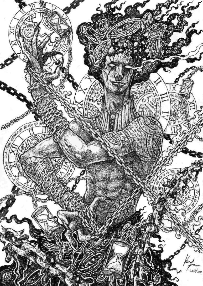 KiratiSatt's tweet image. Aforgomon, &quot;The God of Time&quot; 😈⏳
From short story &quot;The chains of Aforgomon&quot; by Clark Ashton Smith&quot;

Available now 8/10 editions, 10 $XTZ #skurpy 
skurpy.com/marketplace/co…