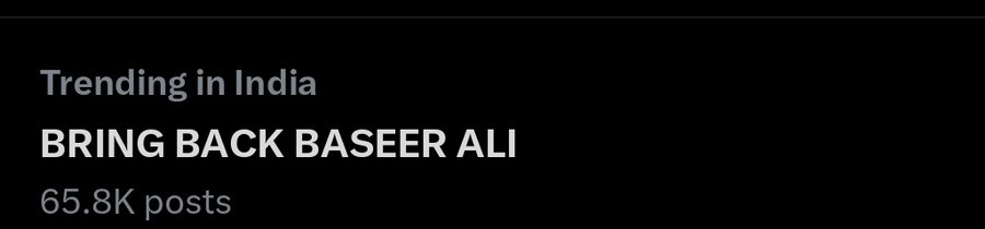 DevenderPadha's tweet photo. Makers will definitely bring him back , they know the hype of him we believe in god don’t lose hope guys keep supporting him.
BRING BACK BASEER ALI
UNFAIR EVICTION BASEER
#BaseerAli
#BiggBoss19 #BiggBoss #BB19 #unfa https://t.co/ibQjGTjVmW