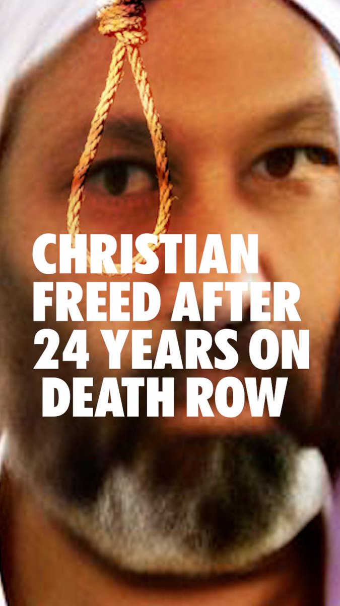 After 24 years on death row for his Christian faith, Anwar Kenneth is free!
Pakistan’s Supreme Court has acquitted him.
Thank you <a href="/weimers/">Charlie Weimers MEP 🇸🇪</a> <a href="/NazilaGhanea/">UNSR on freedom of religion or belief</a> <a href="/JubileeC/">Jubilee Campaign USA</a>  for your support in his release. 
thefridaytimes.com/10-Oct-2025/an…
#AnwarKenneth #Faith #Justice