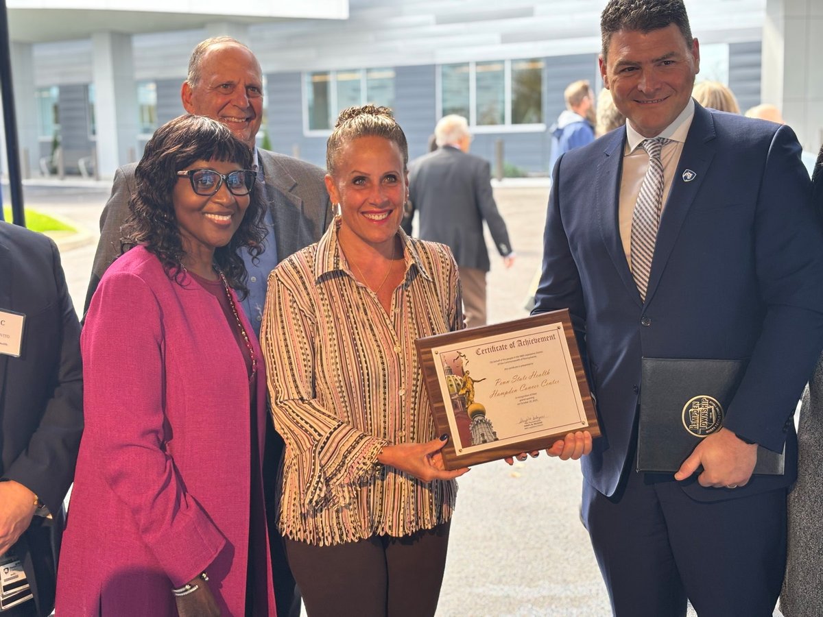 RepDelozier's tweet image. I spoke at the grand opening of Penn State Health’s Hampden Cancer Center. With over 100 skilled and compassionate staff members transitioning to this new site, the Hampden Cancer Center is ready to become a leader for cancer care in central Pennsylvania.