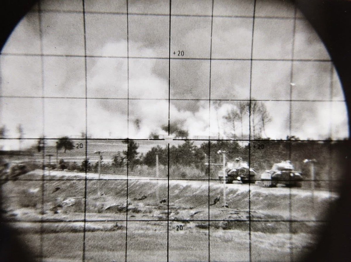 Voices of WW2 (@voicesofww2) on Twitter photo Photo of two German Panther medium tanks taken through the periscope of another Panther tank from the 5th SS Panzer Division Wiking during Operation Bagration, 1944. Photo of two German Panther medium tanks taken through the periscope of another Panther tank from the 5th SS Panzer Division Wiking during Operation Bagration, 1944.