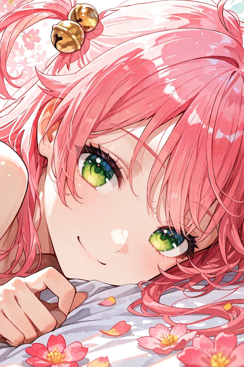 koromo_kobo's tweet image. ⋰
🌸「おはよう…♡
⋱
（その視線、朝から反則…）

#みこち #AIイラスト #AIfanart