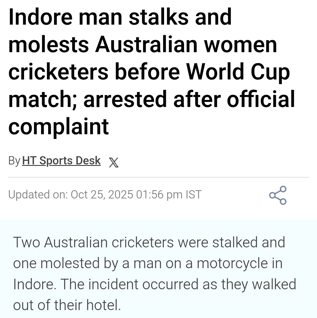 ICC needs to ban India from hosting events in future because International Womens players are not safe in India. ICC needs to take strict action otherwise these things will keep happening. Their Mindset Every White womens looking like sex worker they called him a russian.