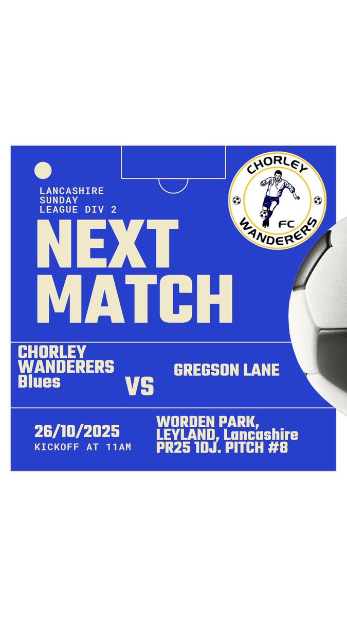 Up next👊🏻

#CWFC