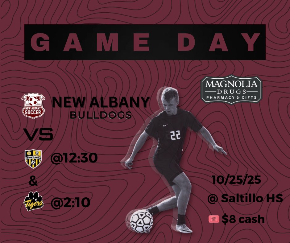 NAHSFutbol's tweet photo. ⚽️ Soccer Jamboree!🐶
🆚 @IAHSSOCCER &amp; @RipleySoccer 
🏟 Saltillo HS
⏰ 12:30 &amp; 2:10
🌡️72° 
🎟️ $8 (cash only)
#ComeOnYouDogs #COYD #NADogs2theTop https://t.co/cfNsZKxigB