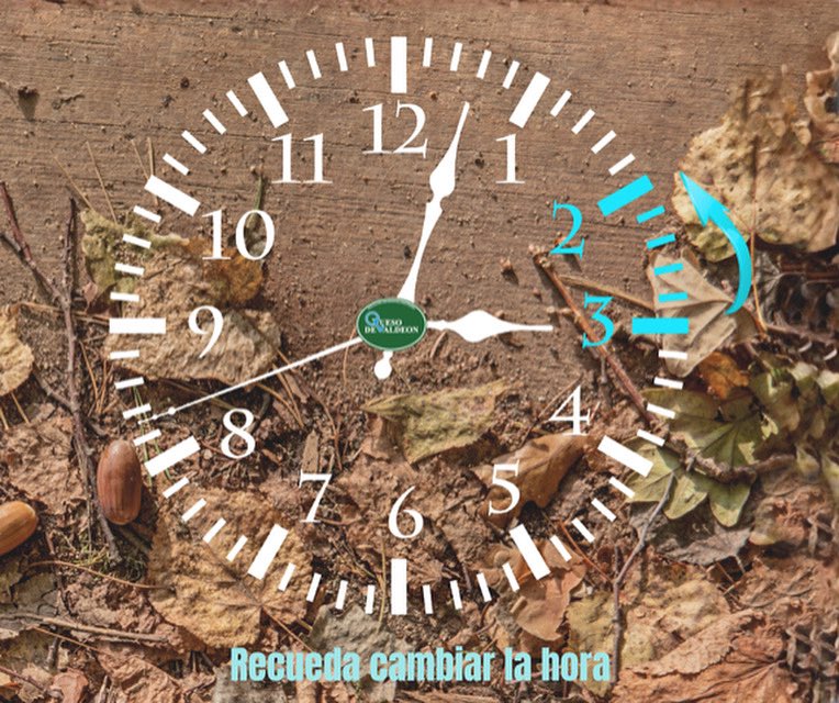 🍂 El otoño sigue su curso y esta noche dormimos una hora más 😴 Ajusta el reloj, prepara una tabla de Queso Valdeón y disfruta del sabor que combina con el frío y las hojas que caen 🧀🍁

A las tres serán las dos.

#CambioDeHora #QuesosValdeón #Otoño #horariodeinvierno