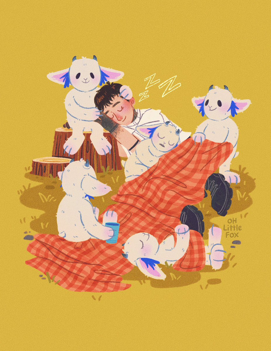 day 25 ✷ blanket

#cliquetober2025 #cliqueart