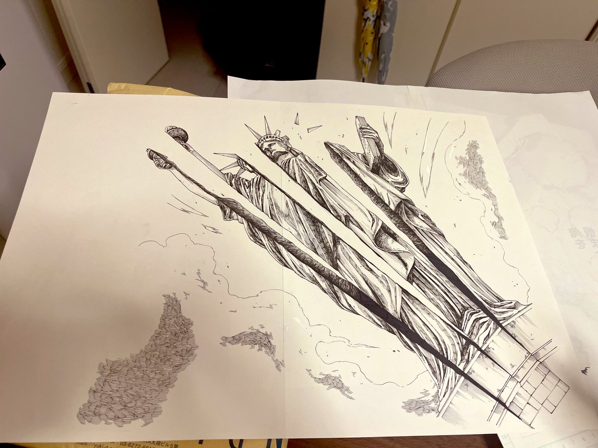 今週の原稿🌟
作画スタッフの渾身のアナログ原稿！すごい！