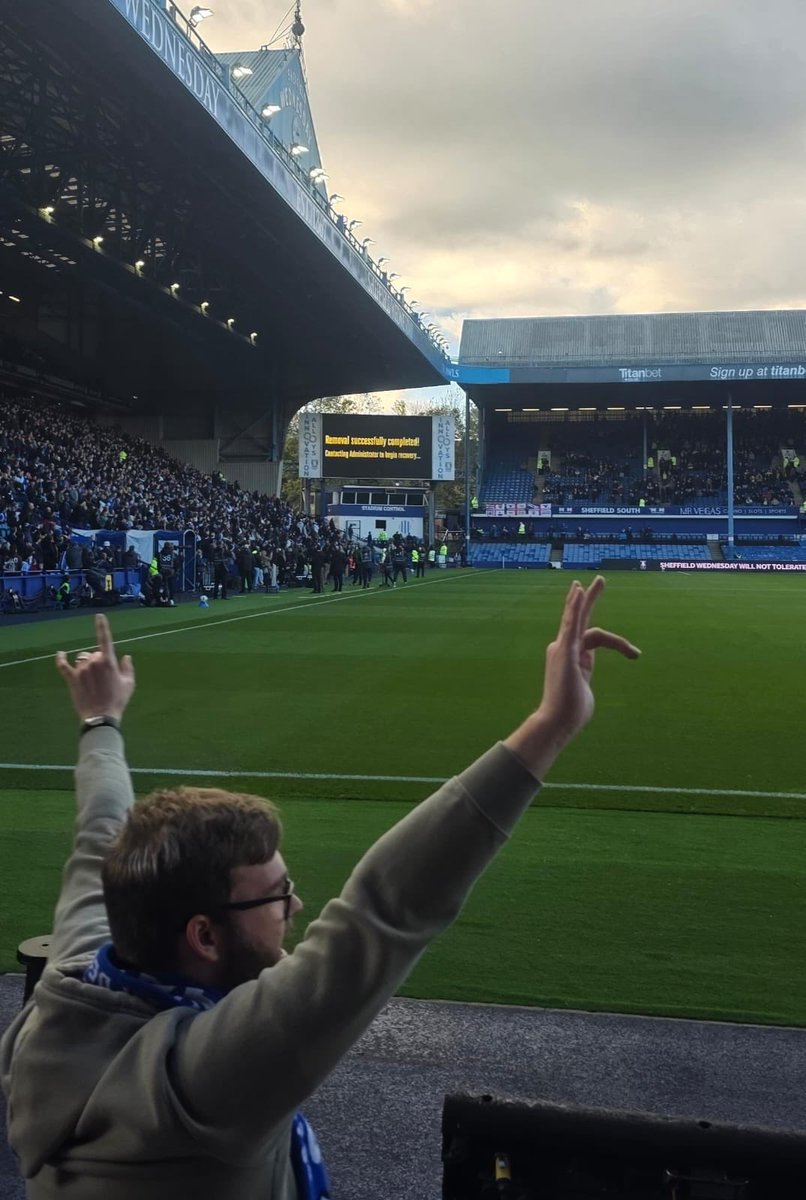 TWWcast's tweet photo. The scoreboard loads the new era
We have our Wednesday back! 

This is outstanding!! 

#swfc https://t.co/sKdJBQKUrI