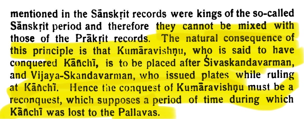 Parabrahman (@parabrahman47) on Twitter photo Just because you think ? 
Pallavas were related to Satavahanas from Palnadu region. The first Manchikallu inscription 3CE of Palnadu was in Telugu Brahmi. Mints carry Lion with raised tail, typical Andhra empire motif. How names like Arya Varman, Madhava,  Vishnugopa relate to Just because you think ? 
Pallavas were related to Satavahanas from Palnadu region. The first Manchikallu inscription 3CE of Palnadu was in Telugu Brahmi. Mints carry Lion with raised tail, typical Andhra empire motif. How names like Arya Varman, Madhava,  Vishnugopa relate to