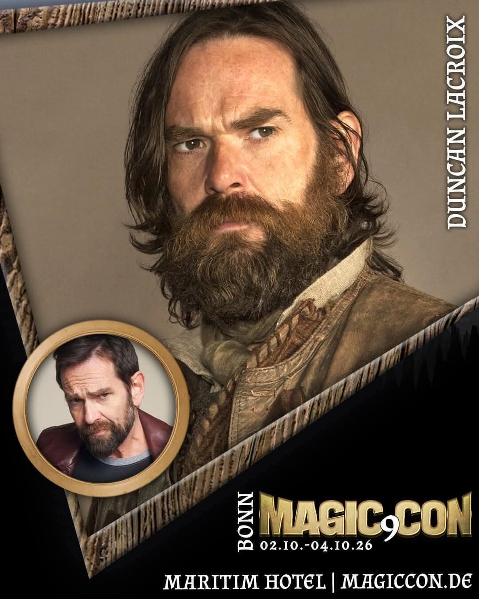 EuroConNet's tweet image. GUEST ANNOUNCEMENT 

#MagicCon #Fedcon #DuncanLacroix 

2 - 4  October, 2026
Bonn, Germany 

magiccon.de