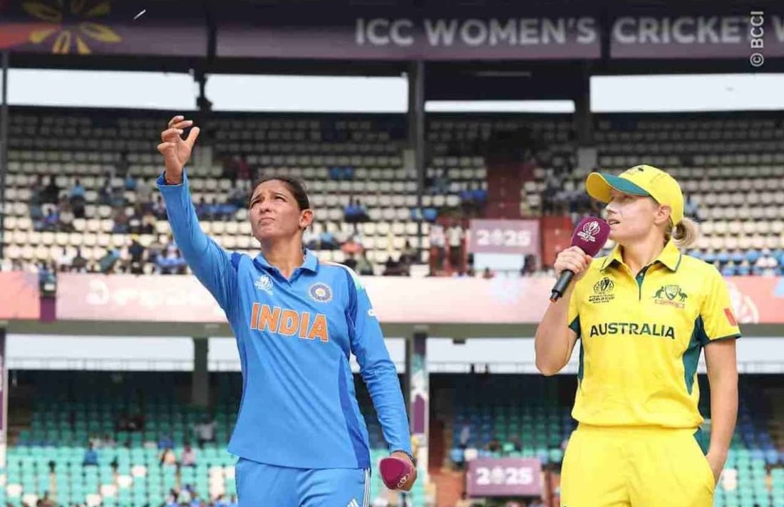 Gaurav (@k_gauravs) on Twitter photo 🚨 SEMI-FINAL CLASH SET! 🚨
India 🇮🇳 will face Australia 🇦🇺 in the Women’s World Cup Semi-Final on 30th October. 🏆🔥
#INDvAUS #WomensWorldCup #TeamIndia 🚨 SEMI-FINAL CLASH SET! 🚨
India 🇮🇳 will face Australia 🇦🇺 in the Women’s World Cup Semi-Final on 30th October. 🏆🔥
#INDvAUS #WomensWorldCup #TeamIndia