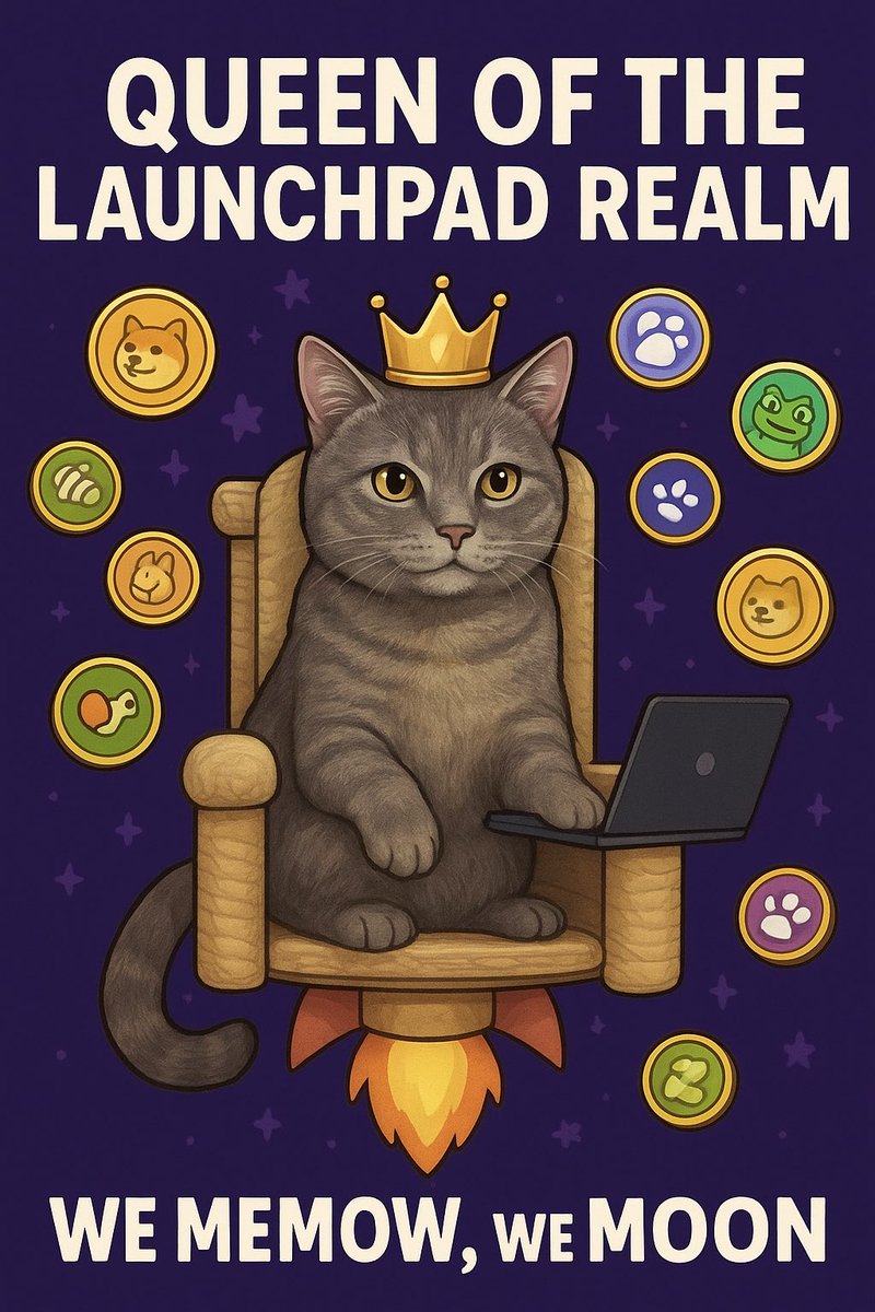 KryptoScore's tweet image. Queen Elizabeth of the Launchpad Realm 👑🐾

@JstElizabethCat $ELIZABETH #LiZFUN #MemeCoinMagic